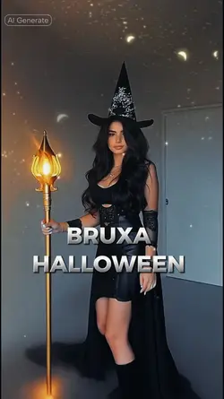 Bruxa do Halloween 
