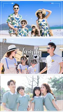 family foto berjalan