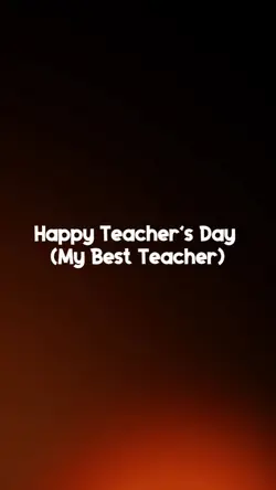 Happy teachers day 