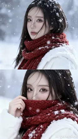 AI đứng dưới tuyết