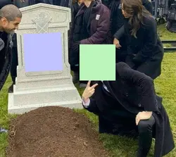 dead selfie meme
