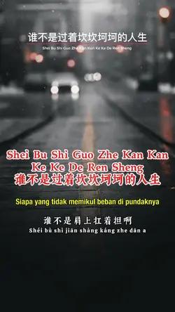 谁不是过着坎坎坷坷的人生