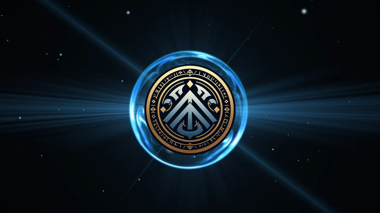 Logotipo de introdução épica