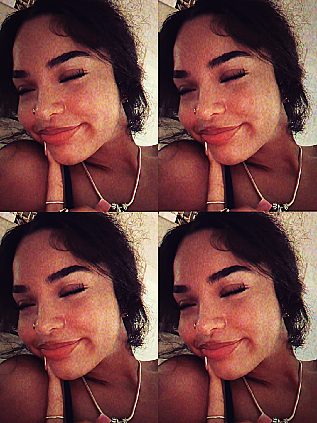 Ela está confiante