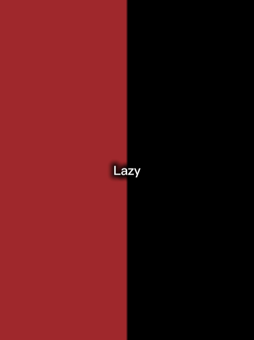 lazy confession 