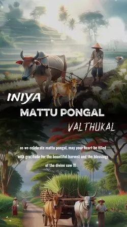 Happy mattu pongal