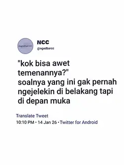 awet temenannya