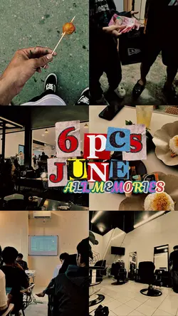 6 pcs june