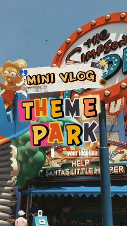 theme park vlog 