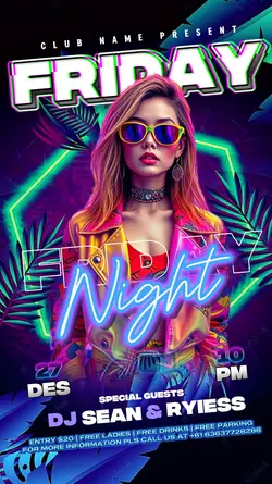 POSTER PARTY NIGHT