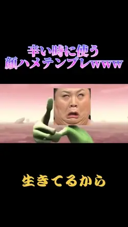 辛い時に使う顔ハメテンプレwww