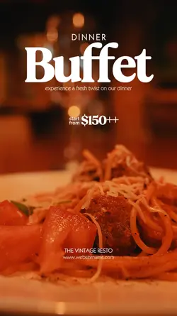 DINNER - BUFFET ADS