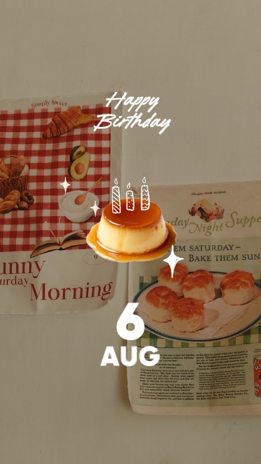 Anniversaire 6 août 