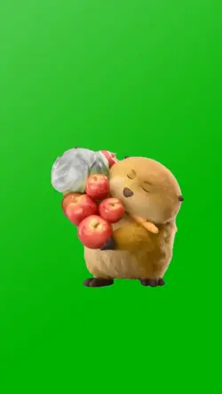 BEAVER CARRYING MUCH
