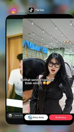 terlihat sendiri tpi