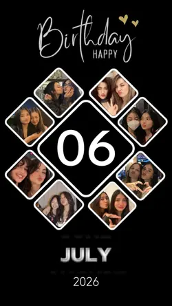 birthday 6 July 2026