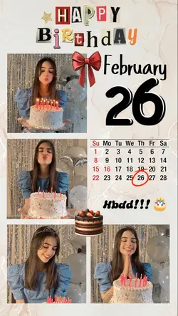hbd 26 February