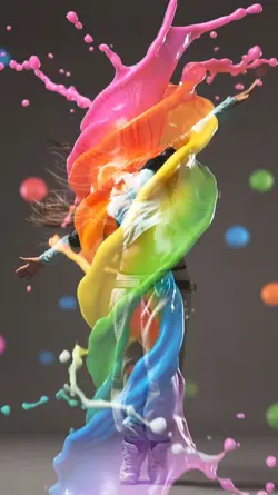 Gliter & paint