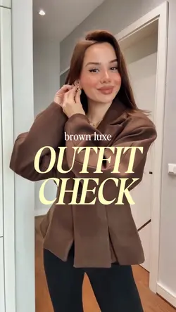 outfit brown luxe