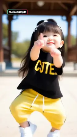 cute baby dance