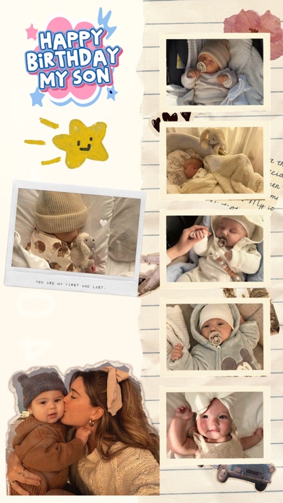 Feliz cumpleaños bebé