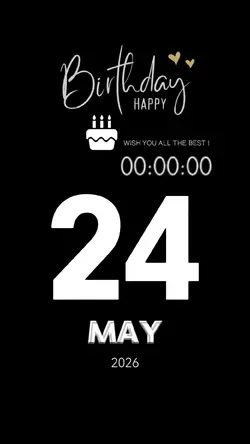 Birthday 24 May 2026