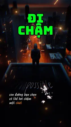 Đi chậm