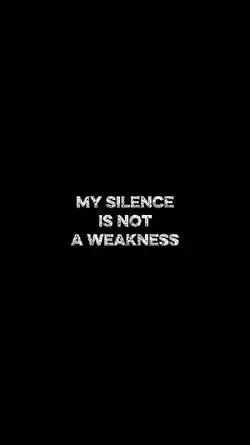 my silence