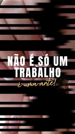 Meu trabalho é arte