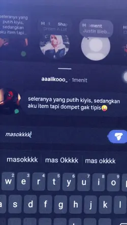 seleranya yang putih