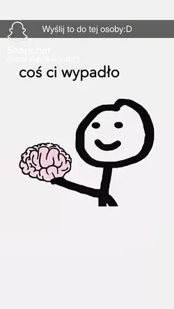 coś ci wypadło
