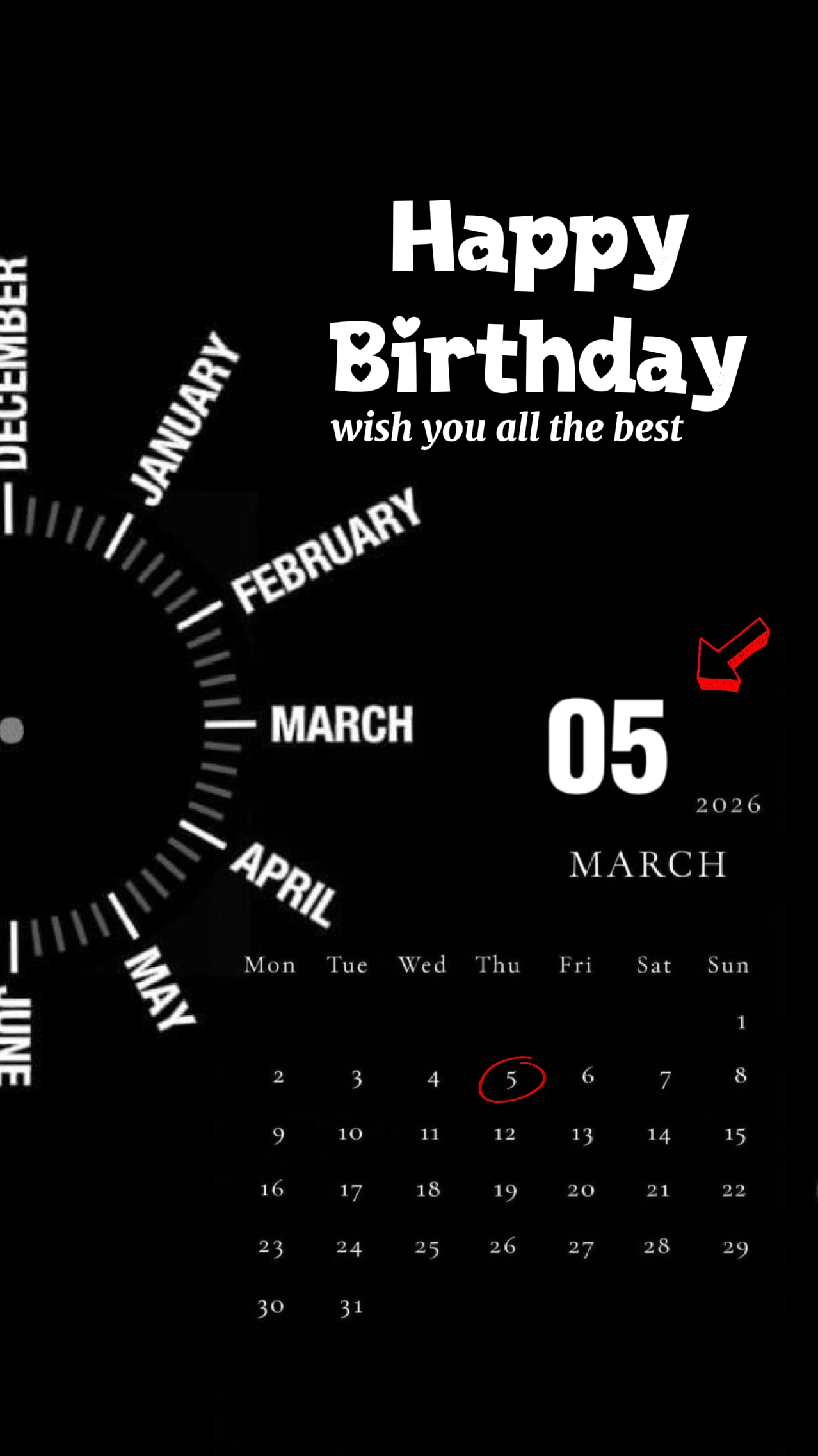 HBD 05 MARET 