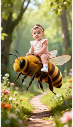 Tiny bee rider