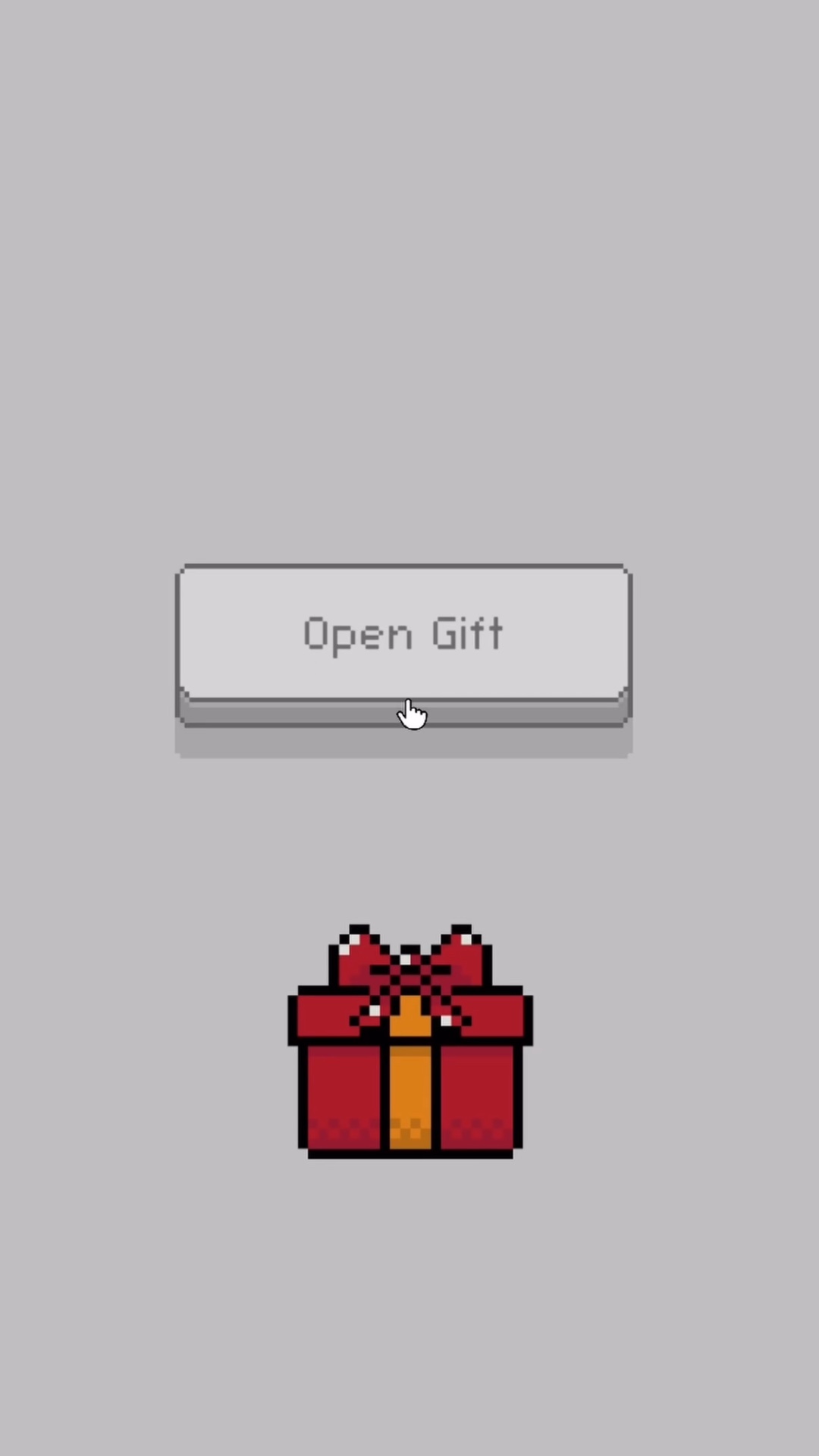 Open Christmas Gift