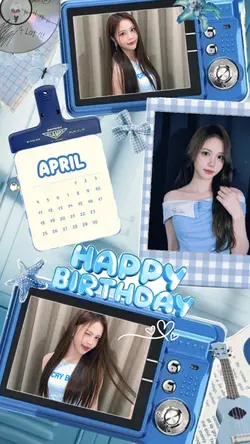 Happy birthday-April