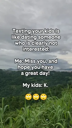 Texting my kids
