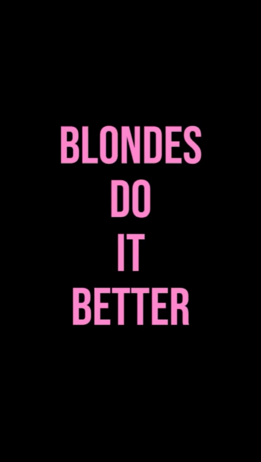 Les blondes font mieux