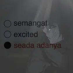 seada adanya