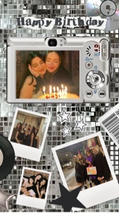 Fotos de la cámara de cumpleaños