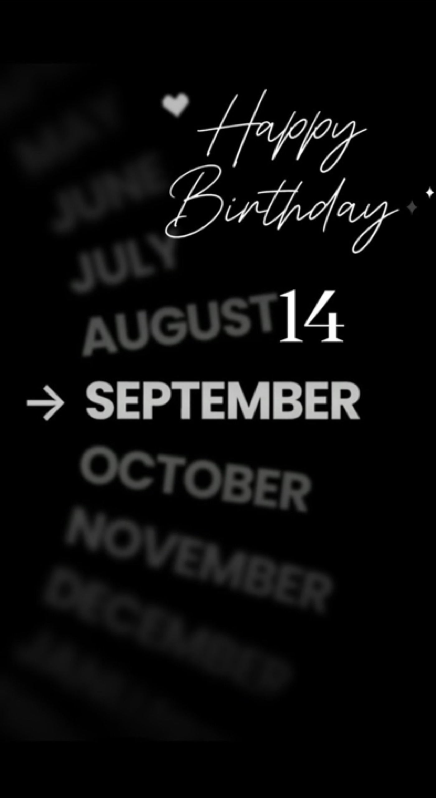 HBD LOVE 14 SEPT