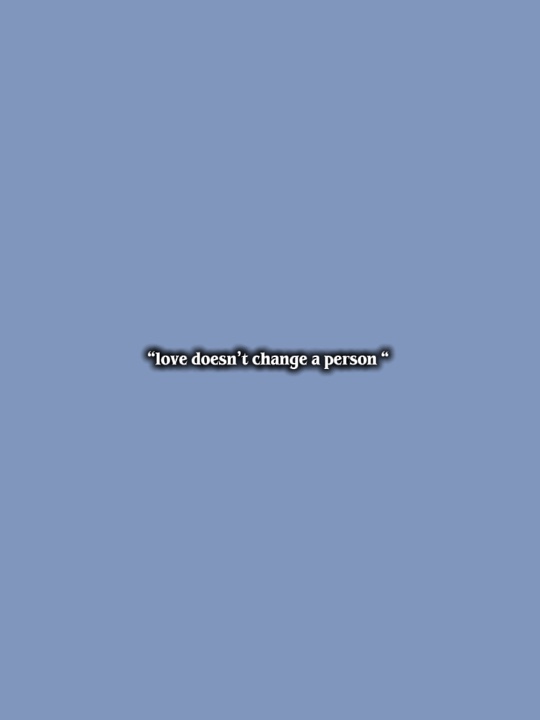 L'amour ne change pas 
