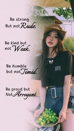 BE KIND BUT NOT WEAK
