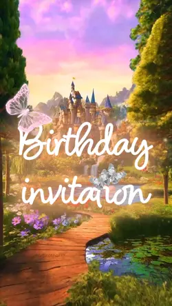 birthday invitation