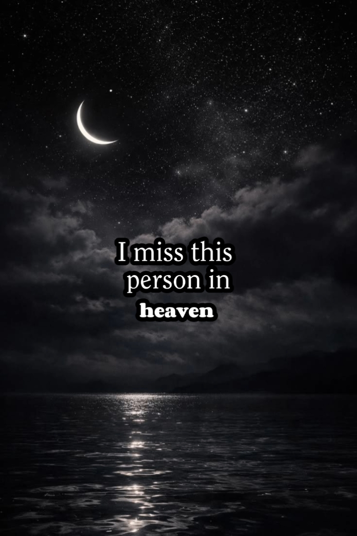 i miss this person
