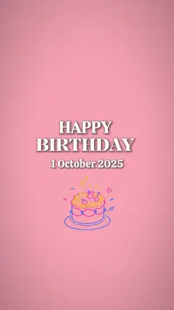HBD 1 OCTOBER 2025