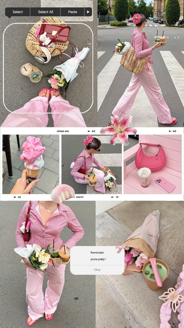 pink collage 