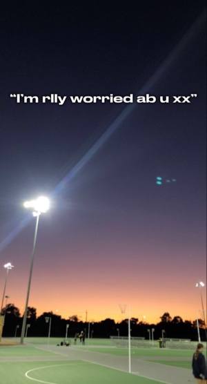 “I’m worried ab u”
