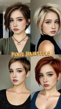 pixie hairstyle AI