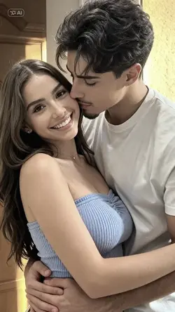 Trend couple collage