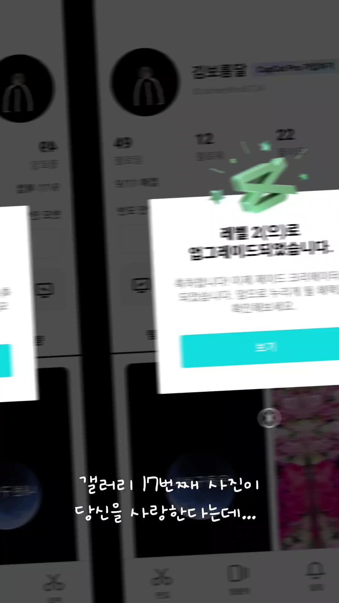 17번째 사진이 당신을 좋아한다는데.
